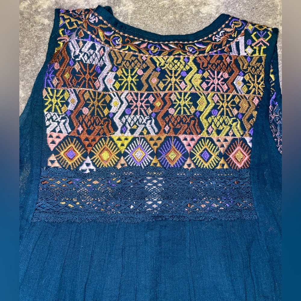 Free People Embroidered Sleeveless Top - Picture 8 of 9
